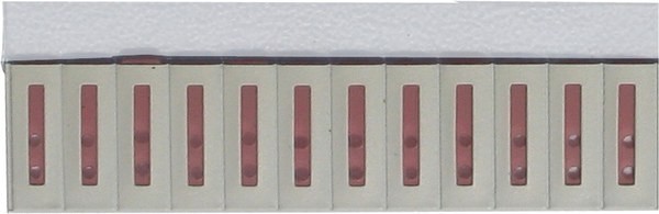 SIG-12 Signalleiste mit 12 Signalen, einfarbig 